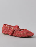 AE Crochet Mary Jane Flat - Warm Pink