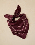 AE Daisy Scarf Bandana - Burgundy