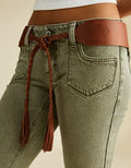 AE Wide Boho Belt - Cognac