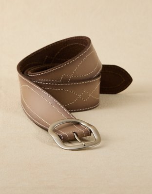 AE Western Stitch Belt - Hazelnut