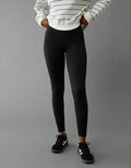 AE The Everything High-Waisted Pocket Legging - True Black