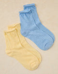 AE Pointelle Cropped Crew Socks 2-Pack - Multi