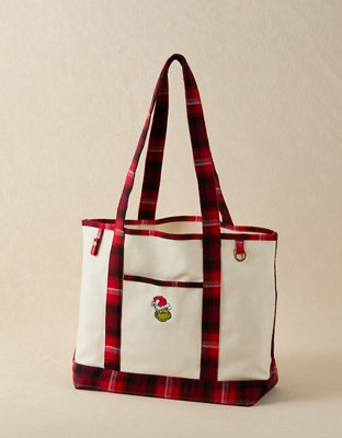AE Off-Duty Grinch Tote Bag - Scarlet