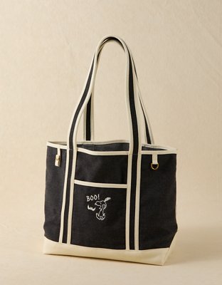 AE Off-Duty Snoopy Tote Bag - Washed Black