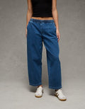 AE Low-Rise Pull-On Baggy Jean - Dark Shadow