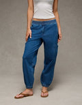 AE Low-Rise Baggy Jogger Jean - Medium Wash