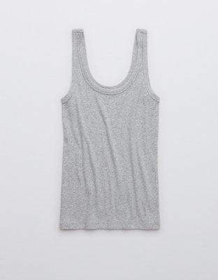 Aerie No BS Tank Top - Medium Heather Gray
