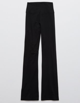 OFFLINE By Aerie OG Cotton High Waisted Flare Legging - True Black