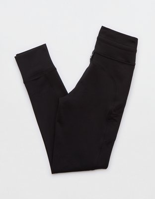 OFFLINE By Aerie Warmup High Waisted Pocket Legging - True Black