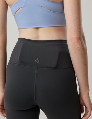 OFFLINE By Aerie The Hugger High Waisted Bootcut Legging - Smoked Gray