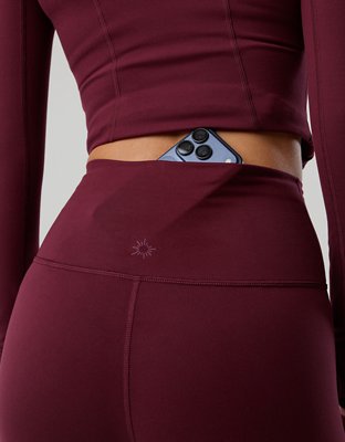 OFFLINE By Aerie The Hugger High Waisted Bootcut Legging - Royal Berry
