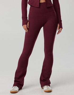 OFFLINE By Aerie The Hugger High Waisted Bootcut Legging - Royal Berry