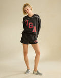 AE Georgia Bulldogs V-Neck Graphic Sweatshirt - Black