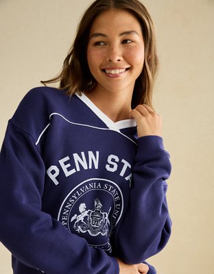 AE Penn State V-Neck Graphic Sweatshirt - Navy