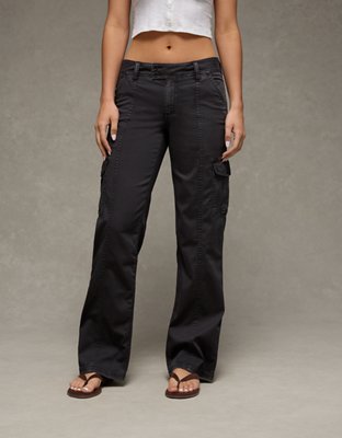 AE Low-Rise Cargo Pant - Faded Black