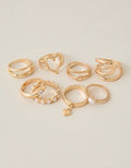AEO Rings 8-Pack - Gold