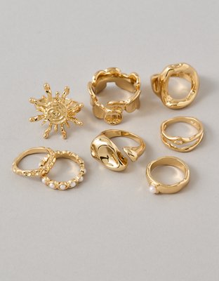 AE Sun Rings 8-Pack - Gold