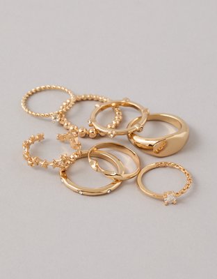 AE Rings 8-Pack - Gold