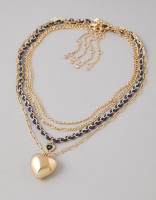 AE Assorted Chain Necklace 4-Pack - Gold