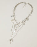 AEO Charm Necklace 3-Pack - Silver