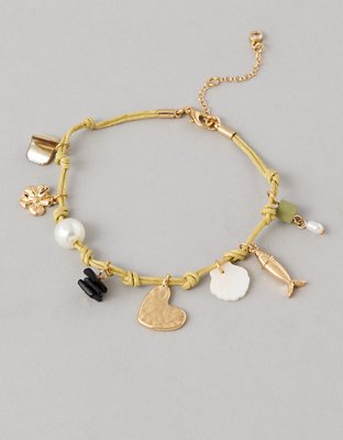 AE Corded Charm Anklet - Multi