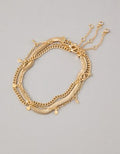 AE Anklet 3-Pack - Gold
