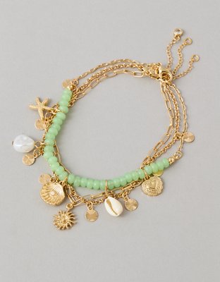 AE Nautical Anklet 3-Pack - Multi