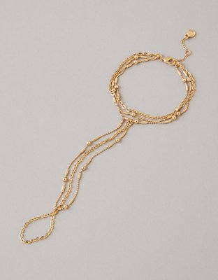 AE Delicate Hand Chain - Gold