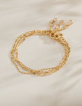AE Keepers Collection 14K Gold Plated Bracelet 3-Pack - Gold
