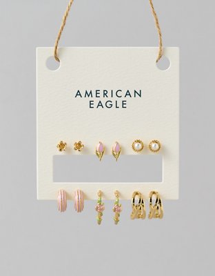 AE Floral Earrings 6-Pack - Multi
