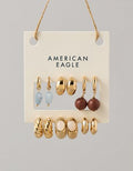 AE Blue & Brown Earring 6-Pack - Multi