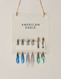AE Resin Earrings 6-Pack - Blue