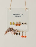 AE Snoopy Fall Earring 6-Pack - Orange