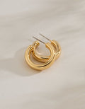 AE Keepers Collection 14K Gold Plated Hoop Earring - Gold