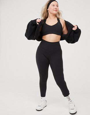 OFFLINE By Aerie The Hugger High Waisted Legging - True Black