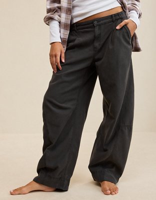 Aerie Utility Balloon Chino Pant - Smoked Gray