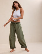 Aerie Utility Balloon Chino Pant - Festive Olive