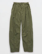 Aerie Utility Balloon Chino Pant - Festive Olive