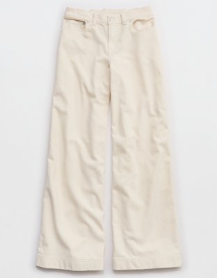 Aerie Daydream Denim Pant - Natural