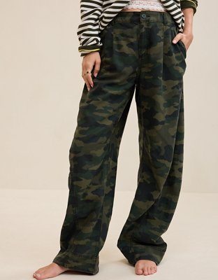 Aerie Utility Balloon Chino Pant - Tomboy Green