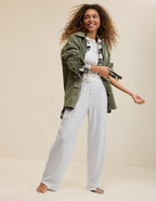 OVERSLEPT by Aerie Pointelle Pant - Light Heather Gray