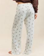 OVERSLEPT by Aerie Pointelle Pant - Cream