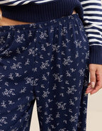 OVERSLEPT by Aerie Pointelle Pant - Navy