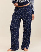 OVERSLEPT by Aerie Pointelle Pant - Navy