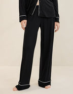 OVERSLEPT by Aerie Real Soft® Piping PJ Pant - True Black
