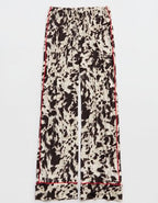 OVERSLEPT by Aerie Real Soft® Piping PJ Pant - Deep Ruby