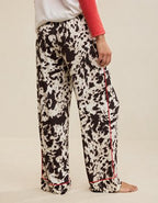 OVERSLEPT by Aerie Real Soft® Piping PJ Pant - Deep Ruby