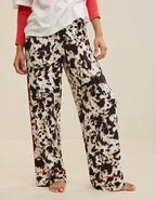 OVERSLEPT by Aerie Real Soft® Piping PJ Pant - Deep Ruby
