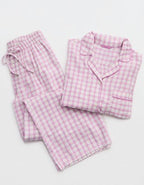 OVERSLEPT by Aerie Seersucker Trouser Pant - Hushed Violet