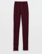 OVERSLEPT by Aerie Pointelle Legging - Royal Berry